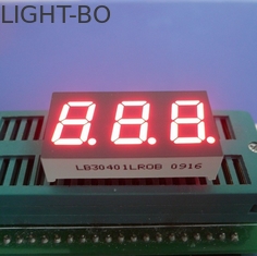 Siêu sáng màu đỏ xanh xanh vàng trắng 3 chữ số 7 phân đoạn dẫn hiển thị phổ biến cathode 0,40 inch