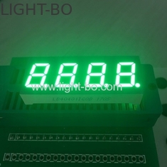 Bốn chữ số 7 phân đoạn số LED hiển thị 0,4 inch màu xanh lá cây tinh khiết để kiểm soát nhiệt độ