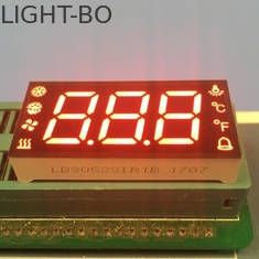 Màn hình LED tùy chỉnh của SGS, Đa màu 7 Hiển thị phân đoạn cho việc rã đông độ ẩm nhiệt độ