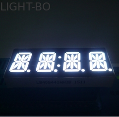 Độ sáng cao 14 phân đoạn chữ số hiển thị trắng 4 chữ số 0,54 inch cho STB