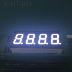 Ultra White 0,4 inch 4 chữ số 7 Màn hình LED hiển thị Cathode chung cho bảng điều khiển