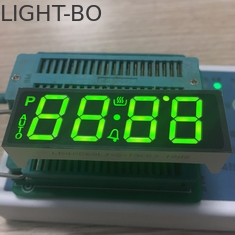 SMT PINS Màn hình LED tùy chỉnh 7 Phân đoạn 4 chữ số Xanh lá cây siêu sáng cho bộ điều khiển lò