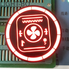 Màn hình LED 7 đoạn tùy chỉnh tròn để kiểm soát nhiệt độ