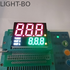 Chiều cao 19mm Màn hình LED 7 phân đoạn Khuôn mẫu kép Cathode chung 35mcd