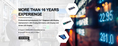 chất lượng Màn hình LED 7 phân đoạn nhà máy