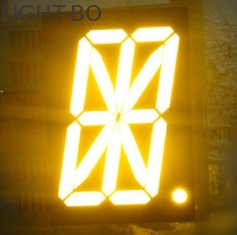 Màn hình LED 16 chữ số màu vàng 16 đoạn 140mcd Dành cho đèn báo kỹ thuật số của trạm xăng