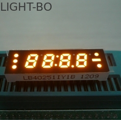 Màn hình hiển thị đồng hồ LED 7 chữ số màu vàng 7 chữ số 75 inch, Ổ đĩa hiện tại nhỏ