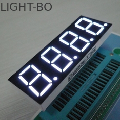 Màn hình LED phân đoạn trắng 4 chữ số 7 cho bếp cảm ứng, hoạt động dòng điện thấp