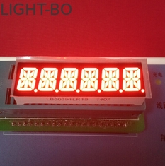 Siêu sáng đỏ 6 chữ số 14 phân đoạn Led Hiển thị 10mm cho Taximeter