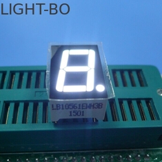 0,56 &quot;Single Digit chung Anode 7 Segment Hiển thị Ultra trắng 100-120mcd cường độ phát sáng
