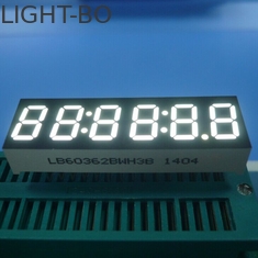 6 chữ số 7 phân đoạn dẫn hiển thị, siêu sáng trắng dẫn đồng hồ đồng hồ 0.36 inch