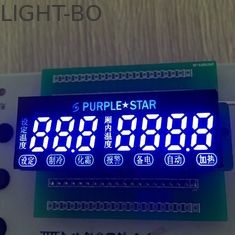 7 Digit 7 Segment LED hiển thị tùy chỉnh Ultra Blue để kiểm soát nhiệt độ