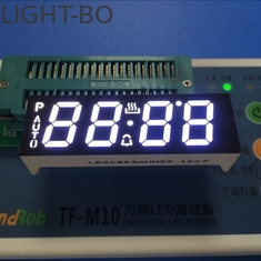 Màn hình LED tùy chỉnh siêu trắng, 4 chữ số hiển thị 7 phân đoạn Anode chung cho hẹn giờ lò