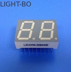 RoHS Tuân thủ 2 chữ số 7 Màn hình LED Hiển thị Anode cực sáng Dễ lắp ráp