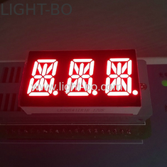 Triple Digit 14 Segment LED Display Common Cathode Red For Instrument Panel