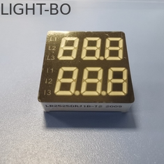 Chiều cao 18mm Màn hình LED 7 đoạn 80mW Dòng kép 4 chữ số cho bảng điều khiển thiết bị
