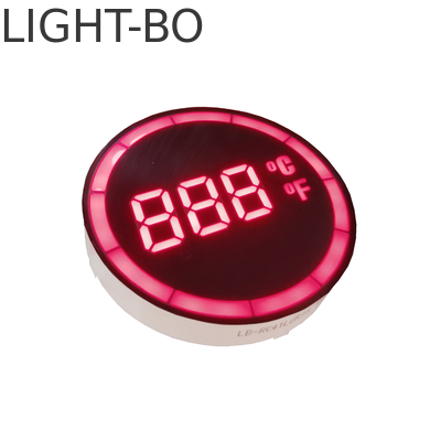 Giá tốt. Hình dạng tròn Cathode 7 Hiển thị phân đoạn Lắp ráp dễ dàng cho bộ điều khiển nhiệt độ trực tuyến