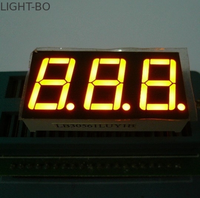 Giá tốt. Màn hình LED 7 phân đoạn ba chữ số màu vàng cho lò nướng điện / lò vi sóng trực tuyến