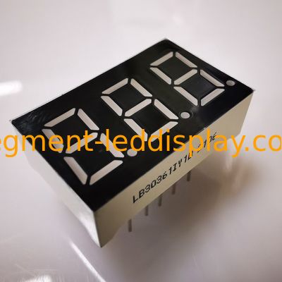 Giá tốt. Super Bright Amber 7 Segment 3 Digit 9.2mm LED Display Công thức thông thường cho Panel Meter trực tuyến