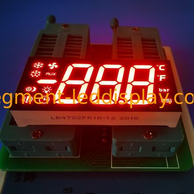 Giá tốt. 3 chữ số 7 phân đoạn Common Anode Super Bright Red LED Display cho bảng điều khiển làm lạnh trực tuyến
