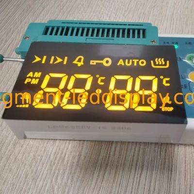 Giá tốt. Ultra Amber LED Display 7 Segment 4 Digit Common Cathode cho 4 Key Touch Được xây dựng trong lò trực tuyến
