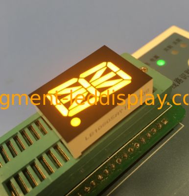 Giá tốt. 0.8inch 16 Segment Alphanumeric LED Display Yellow Single Digit Common Anode For Elevator Indicator trực tuyến