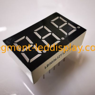 Giá tốt. 7 Segment 3 Digit 9.2mm Super Bright Amber LED Display Common Anode cho Panel Meter trực tuyến