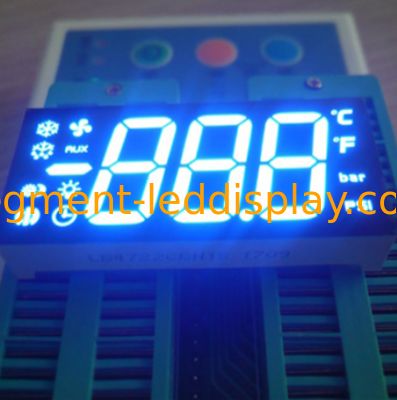 Giá tốt. Ultra màu xanh tươi sáng tùy chỉnh Triple Digit 7 Segment LED Display Common anode cho điều khiển tủ lạnh trực tuyến