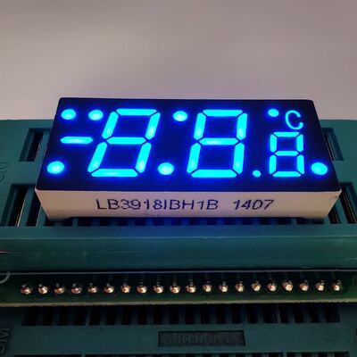 Giá tốt. Ultra-Bright Blue 7-Segment Display for Temperature Measurement trực tuyến