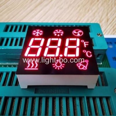Giá tốt. Ultra Red Customized Triple Digit 7 Segment LED Display Common Anode Để điều khiển tủ lạnh trực tuyến