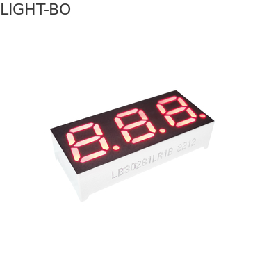 Ultra Bright Red 3 Digit 7 Segment LED Display 0.28inch Công thức phổ biến cho các thiết bị gia dụng nhỏ