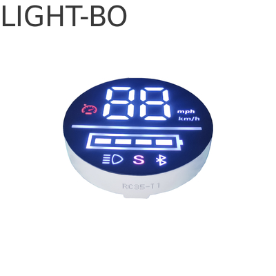 Màn hình LED tròn tùy chỉnh màu trắng siêu sáng Đường kính 35mm cho điện thoại di động