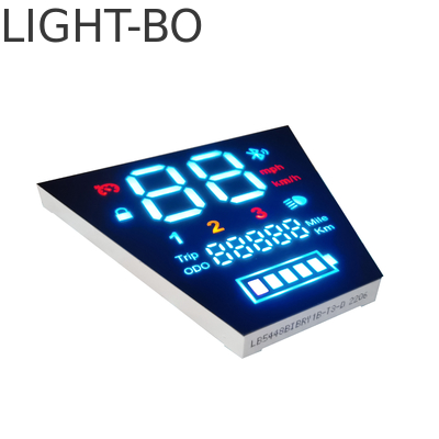 120mcd LED bảy ​​đoạn hiển thị 80mW Tri cho xe máy điện