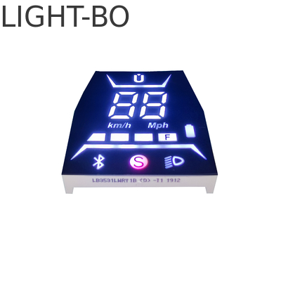 2 chữ số 7 phân đoạn Màn hình Led 70mcd Cathode chung cho xe tay ga thăng bằng