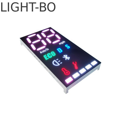Màn hình LED 7 đoạn 35mcd nhiều màu 3 chữ số 635nm cho xe máy
