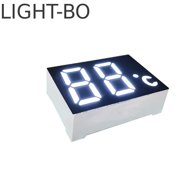 2 chữ số 7 đoạn LED hiển thị siêu sáng màu trắng LED 120-140mcd cường độ phát sáng