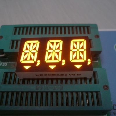 Giá tốt. 0.56 inch 3 chữ số 14 phân khúc màn hình LED Super Amber cho chỉ số kỹ thuật số trực tuyến