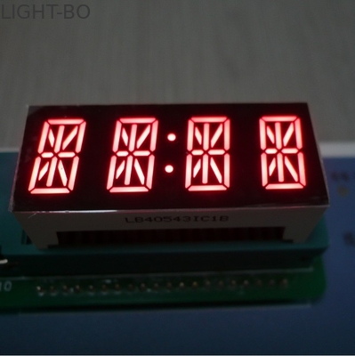 Giá tốt. 4 Chữ số 7 Phân đoạn LED chữ và số Hiển thị màu đỏ tươi cho bảng điều khiển trực tuyến