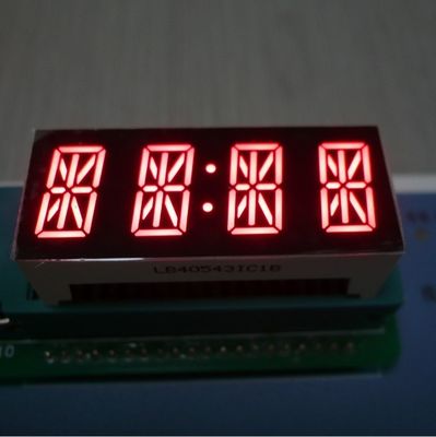 Giá tốt. 4 chữ số chữ số 7 phân khúc màn hình LED Đỏ sáng 14 phân khúc cho bảng điều khiển trực tuyến