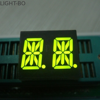 0 .54 Inch Anode chung 14 Đoạn hiển thị Led 2 chữ số Siêu sáng xanh