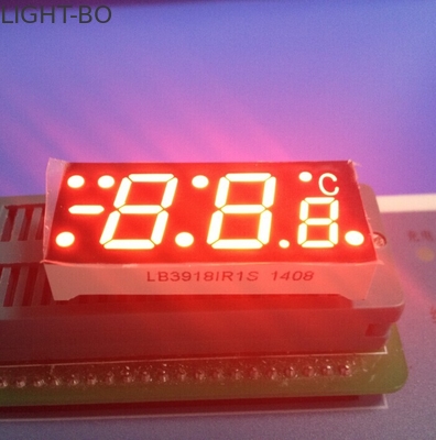 Giá tốt. Màn hình Led 7 đoạn màu đỏ của SGS cho Bộ điều khiển nhiệt độ kỹ thuật số, Màn hình phân đoạn 7 Cathode chung trực tuyến