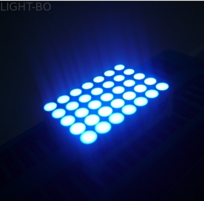 Màu xanh sáng 5x7 Dot Matrix Led Hiển thị góc nhìn rộng cho màn hình quảng cáo trong nhà và ngoài trời