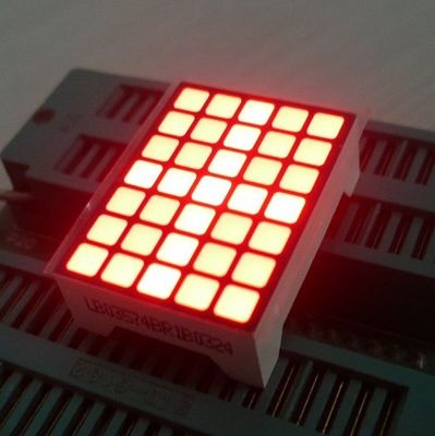 Giá tốt. Màn hình LED ma trận điểm 5x7 màu đỏ siêu sáng 22x30x10mm Hàng cực âm cột cực dương cho chỉ báo sàn nâng trực tuyến