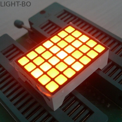 Màn hình ma trận LED vuông 14 Pins màu vàng, 5x7 LED Matrix không thấm nước