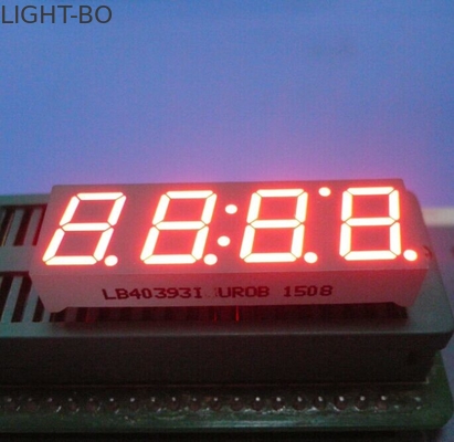 Ultra Red 0.39 "Led Đồng Hồ Hiển Thị Phổ Biến Anode 4 Chữ Số 7 Segment Cho Instrument Bảng Điều Chỉnh