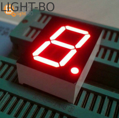 Giá tốt. Một chữ số 7 phân đoạn màn hình LED 0,8 inch Đường cathode Màu đỏ trực tuyến