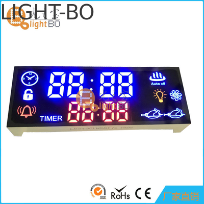 Hiển thị LED đa màu 8 chữ số 7 phân khúc Hiển thị LED tùy chỉnh cho bếp khí