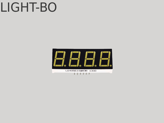 Ultra White 4 chữ số 7 phân đoạn màn hình LED Clock Display Anode Cathode For Digital Timer Indicator