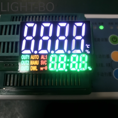 Màn hình LED đa màu hai hàng bốn chữ số 7 phân đoạn cho các thiết bị điều khiển