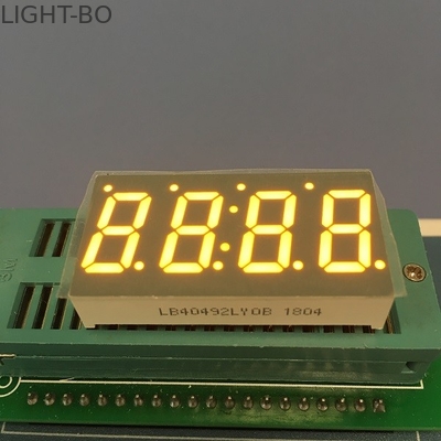 Giá tốt. 0,49 lnch 4 chữ số 7 Hiển thị Led Màu hổ phách cho chỉ báo nhiệt độ trực tuyến